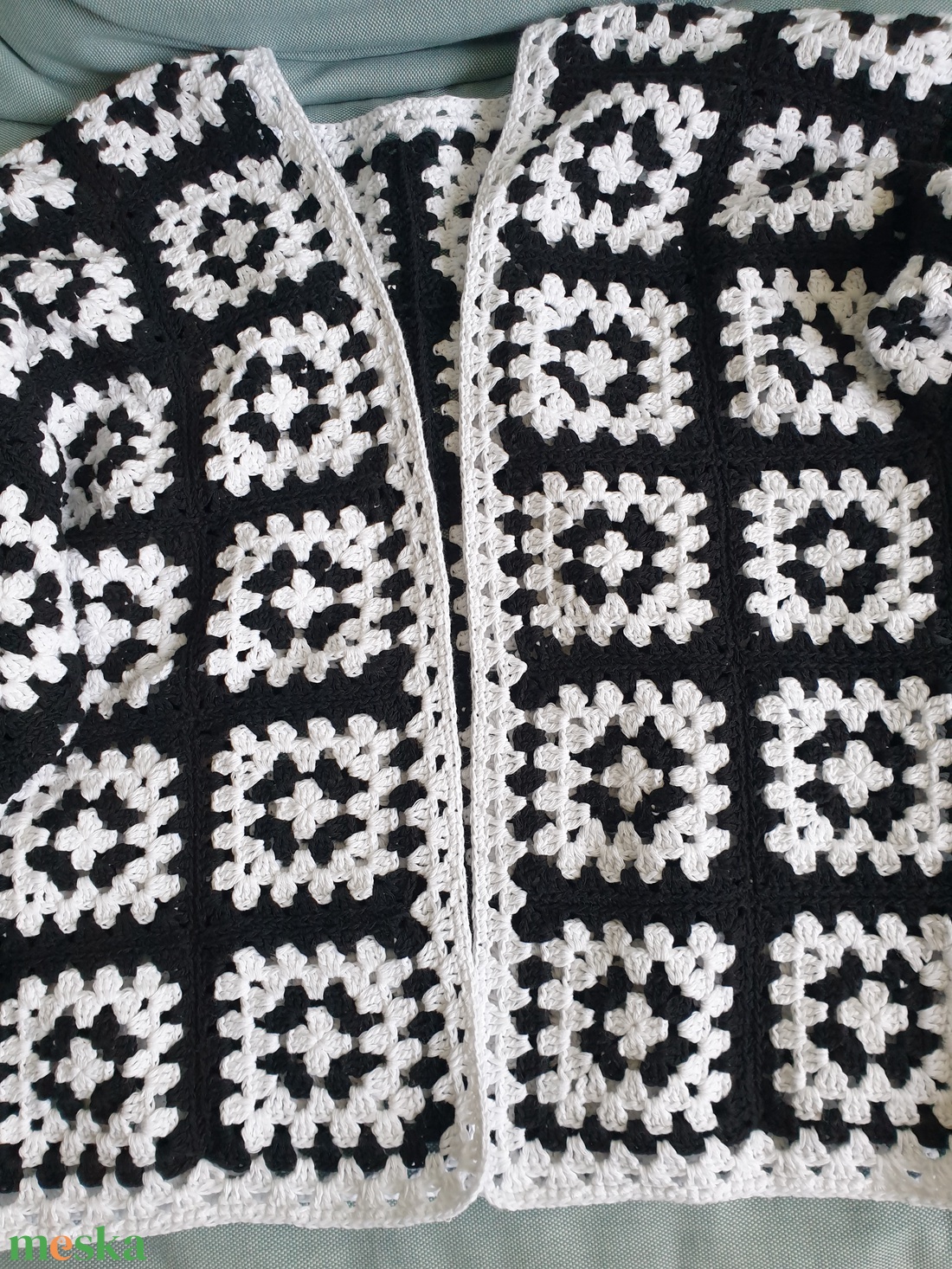 Horgolt kardigán - ruha & divat - női ruha - kardigánok - Meska.hu