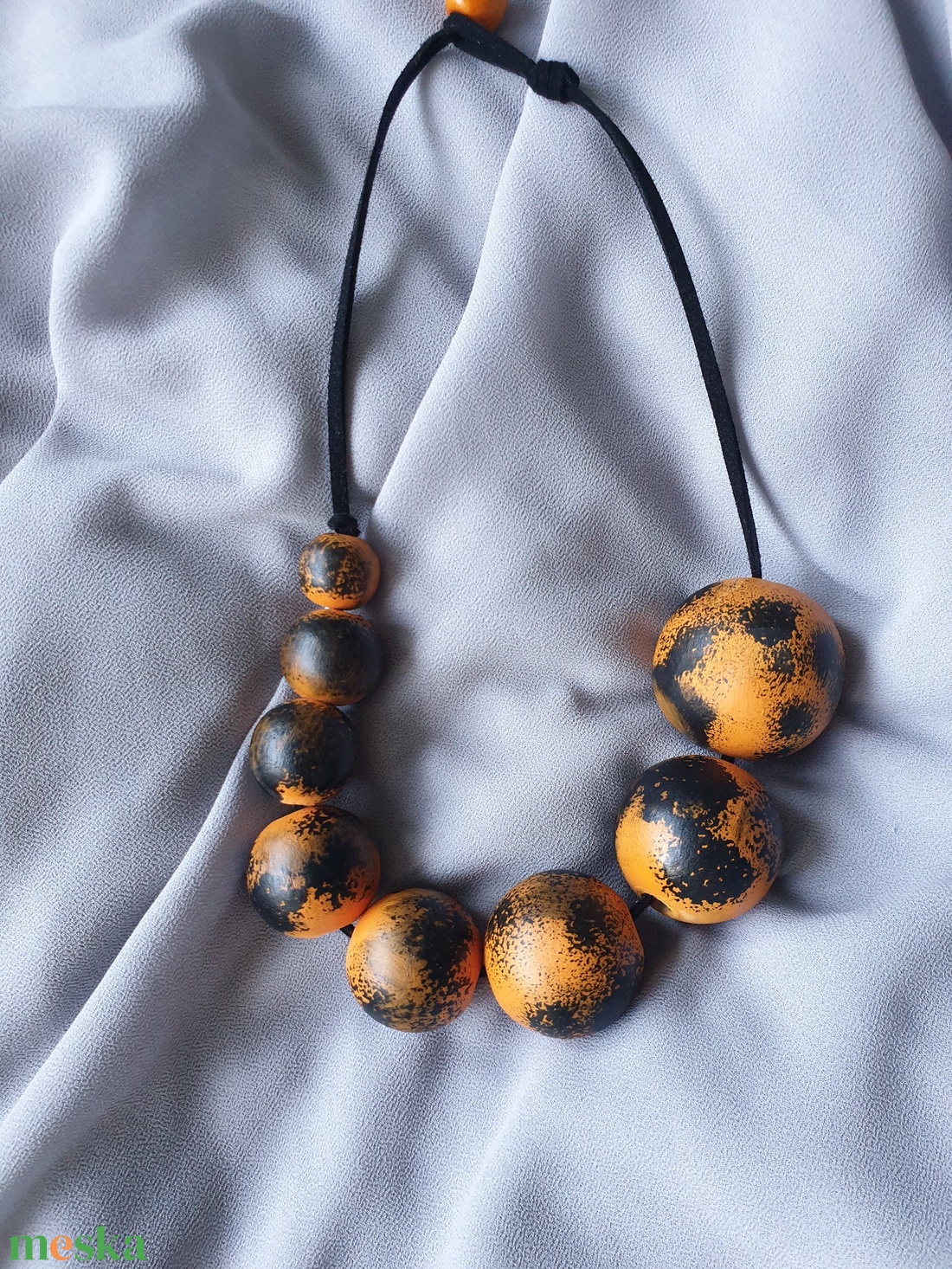 Fa statement nyaklánc - ékszer - nyaklánc - statement nyaklánc - Meska.hu