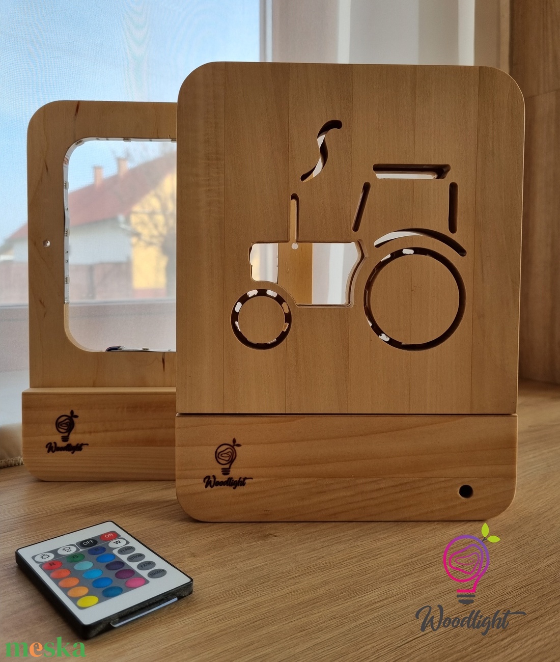 Woodlight Csodalámpa-Traktor - otthon & életmód - babaszoba, gyerekszoba - babaszoba dekoráció - Meska.hu