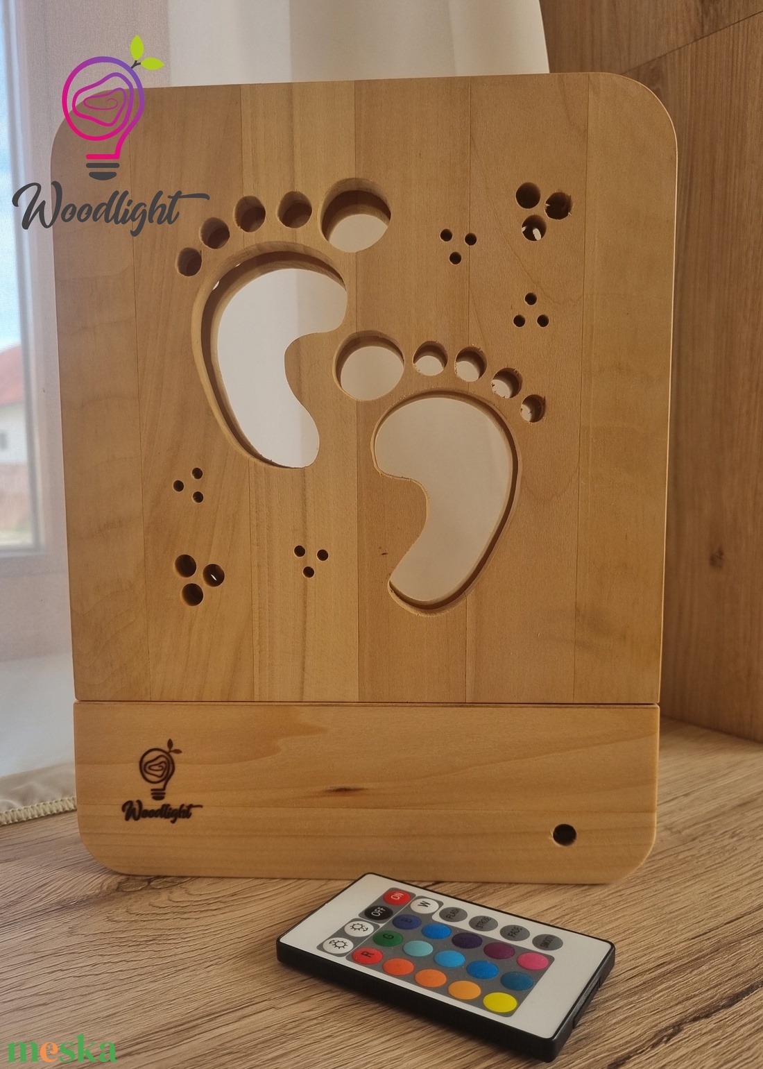 Woodlight Csodalámpa-Talpacska - otthon & életmód - babaszoba, gyerekszoba - babaszoba dekoráció - Meska.hu