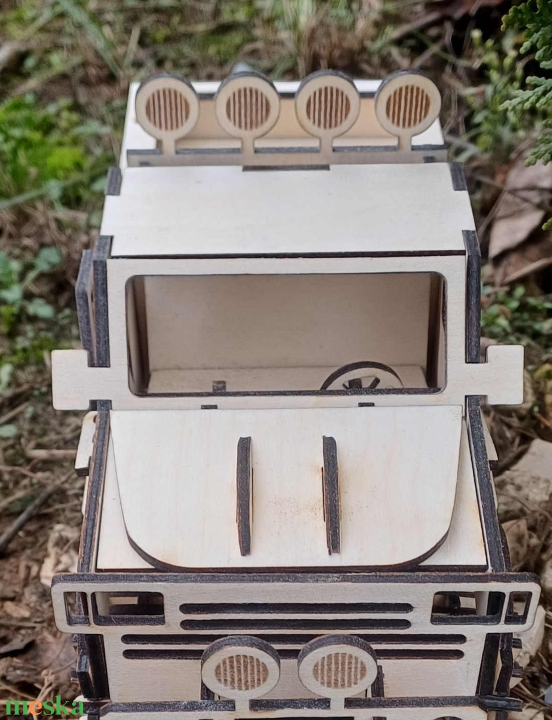 Fából készült off-road pickup modell � ahol a kaland kézzel fogható - művészet - makett, modell - Meska.hu