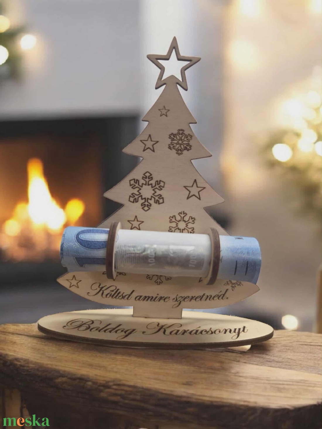 Pénz tartó karácsony fa - karácsony - adventi díszek - adventi asztaldísz - Meska.hu
