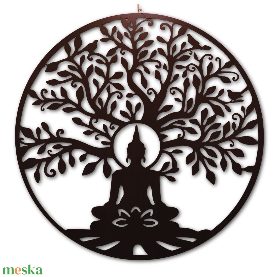 Buddhás életfa, falikép, 90cm átmérőjű - otthon & életmód - dekoráció - kép & falikép - fából készült kép - Meska.hu Buddhás életfa, falikép, 90cm átmérőjű - otthon & életmód - dekoráció - kép & falikép - fából készült kép - Meska.hu