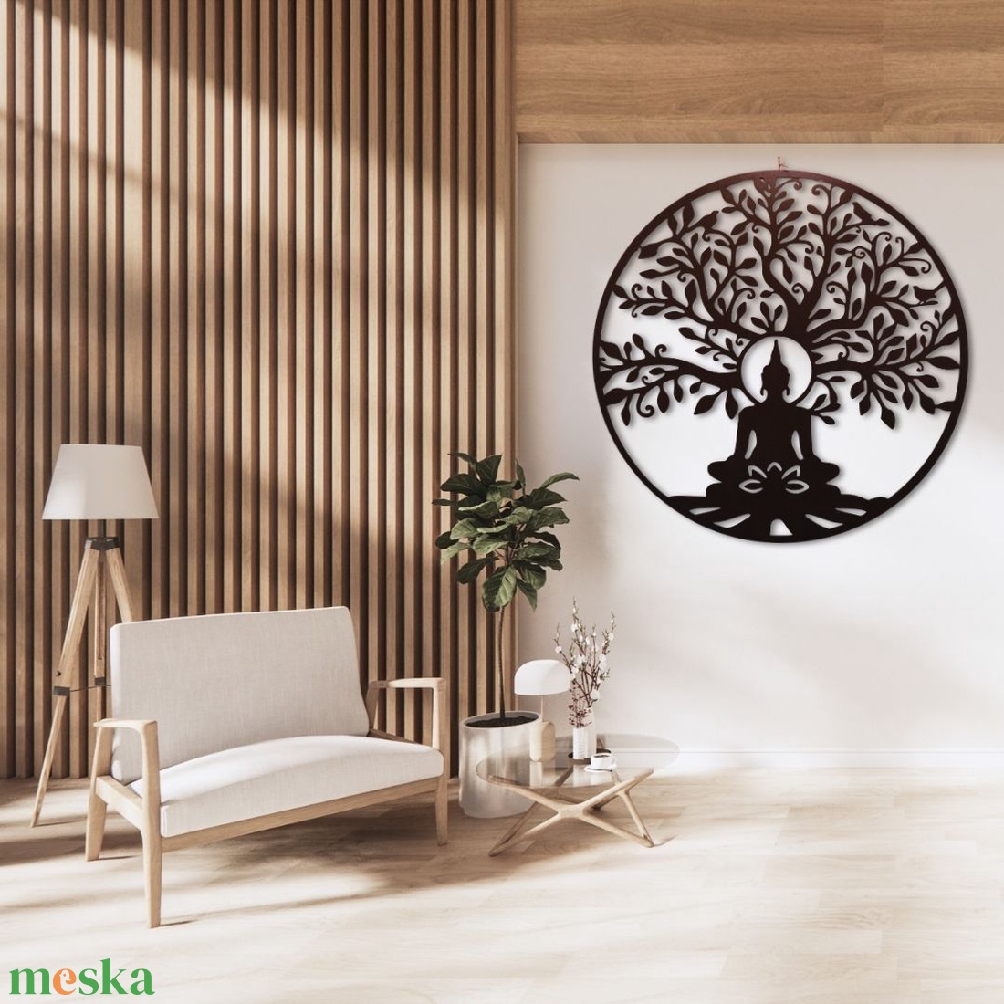 Buddhás életfa, falikép, 90cm átmérőjű - otthon & életmód - dekoráció - kép & falikép - fából készült kép - Meska.hu Buddhás életfa, falikép, 90cm átmérőjű - otthon & életmód - dekoráció - kép & falikép - fából készült kép - Meska.hu