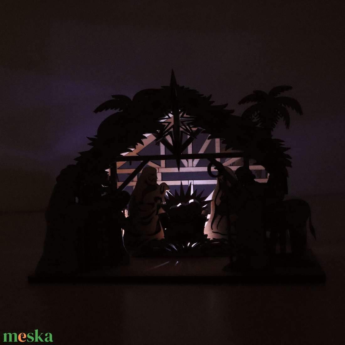 Karácsonyi dekorcsomag - Téli Álomfalu - LED világítással - karácsony - karácsonyi lakásdekoráció - karácsonyi falu, házikó - Meska.hu