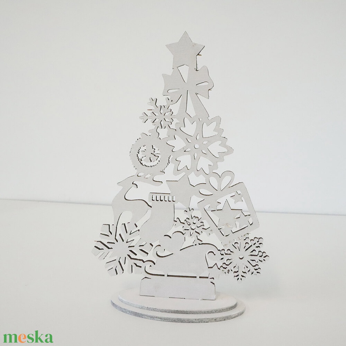 Karácsonyi dekorcsomag - Karácsonyi Csoda - LED világítással - karácsony - karácsonyi lakásdekoráció - karácsonyi falu, házikó - Meska.hu