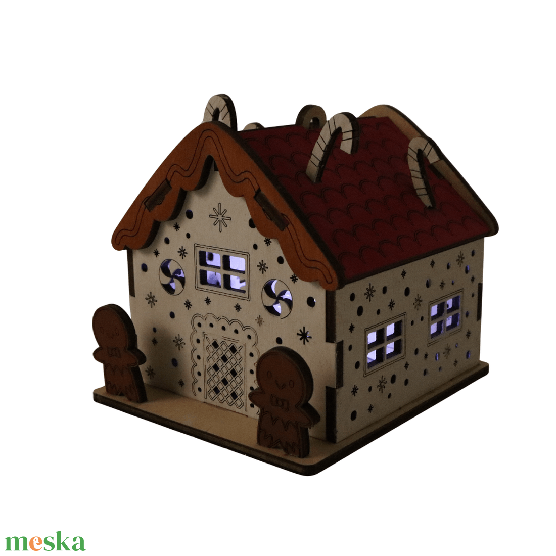 Karácsonyi dekorcsomag - Fények Faluja - LED világítással - karácsony - karácsonyi lakásdekoráció - karácsonyi falu, házikó - Meska.hu
