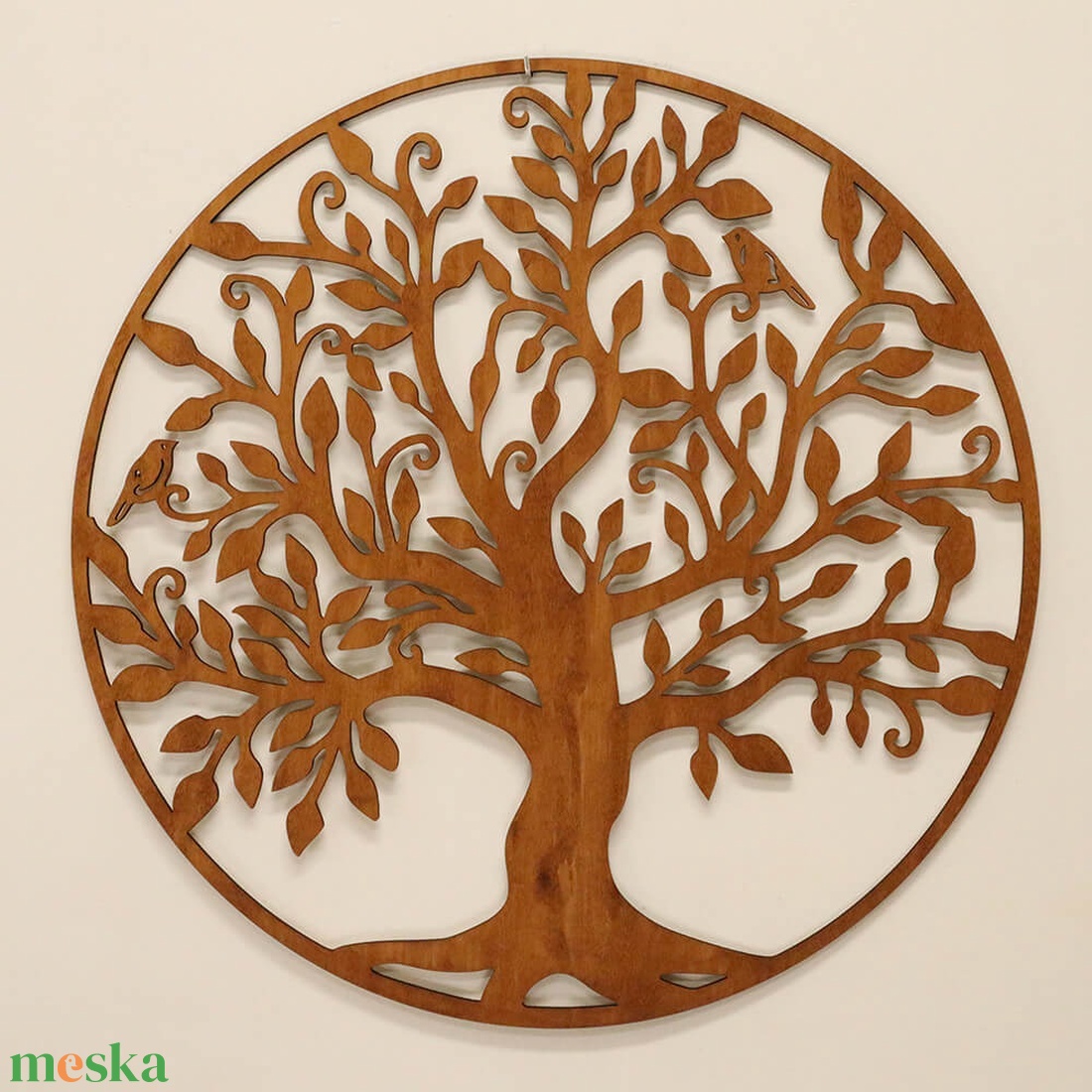 Életfa falikép - Madaras - otthon & életmód - dekoráció - kép & falikép - fából készült kép - Meska.hu