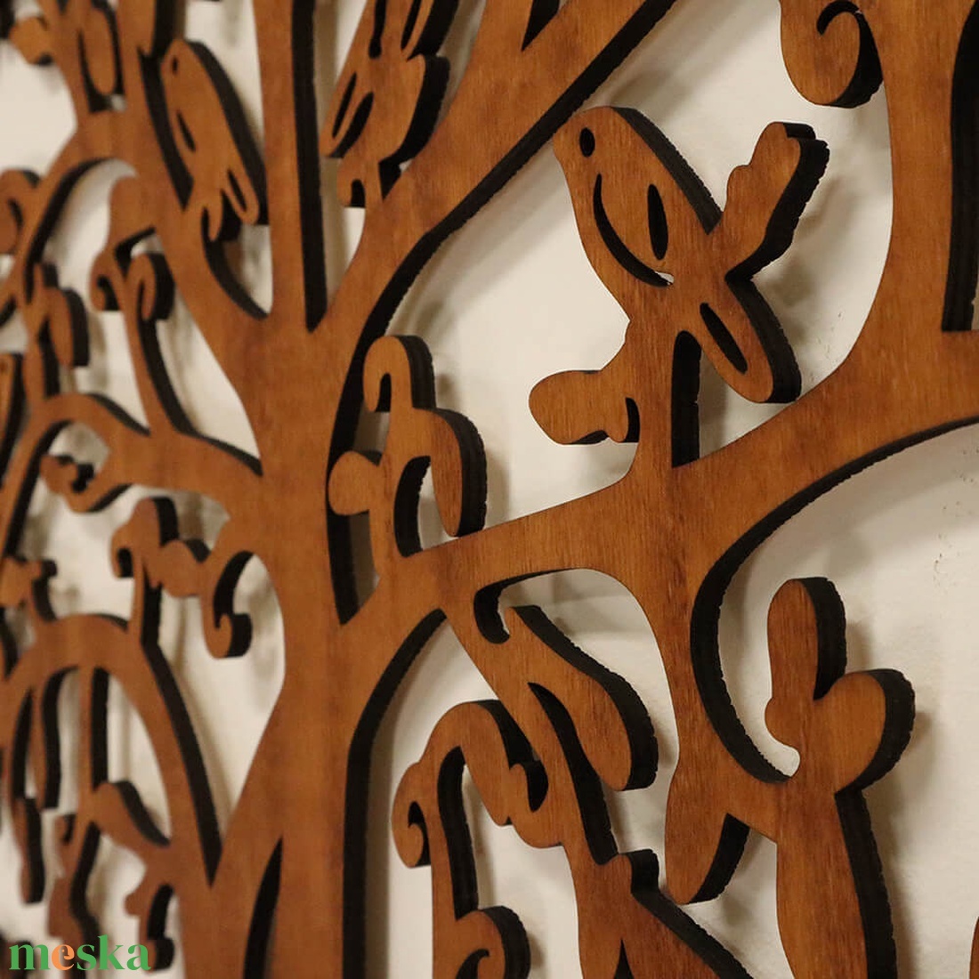 Életfa falikép - Tavaszi - otthon & életmód - dekoráció - kép & falikép - fából készült kép - Meska.hu