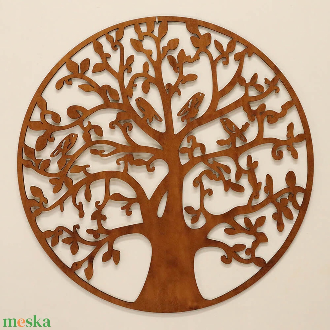 Életfa falikép - Tavaszi - otthon & életmód - dekoráció - kép & falikép - fából készült kép - Meska.hu