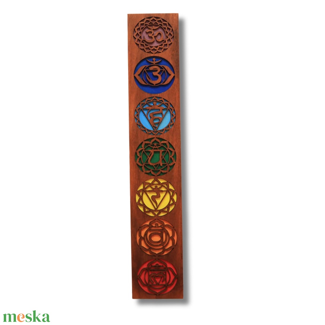 Csakra sor - nagy fali dísz - otthon & életmód - dekoráció - fali és függő dekoráció - falra akasztható dekor - Meska.hu