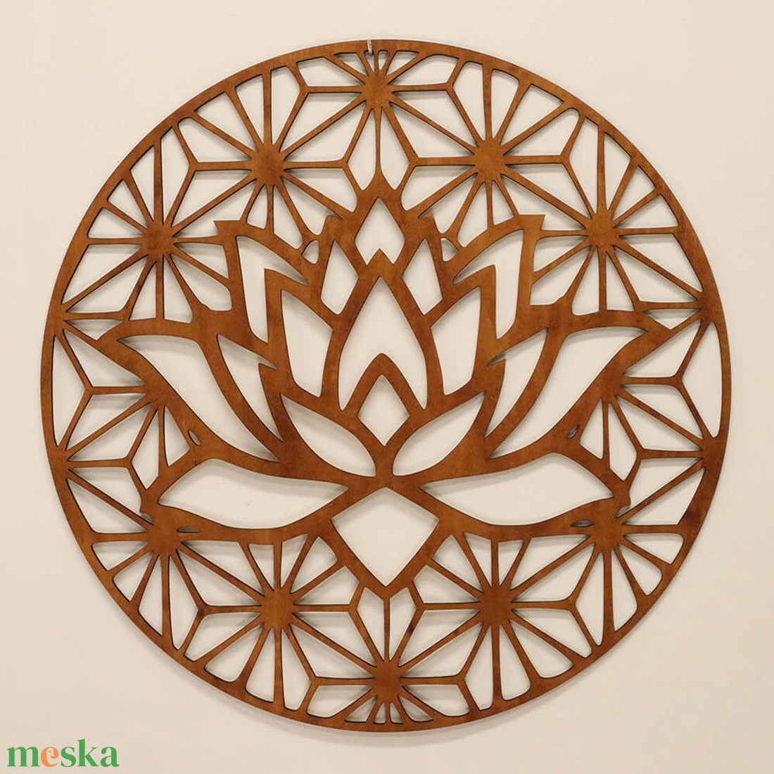 Lótuszvirág falikép - Élet virága - otthon & életmód - dekoráció - kép & falikép - fából készült kép - Meska.hu