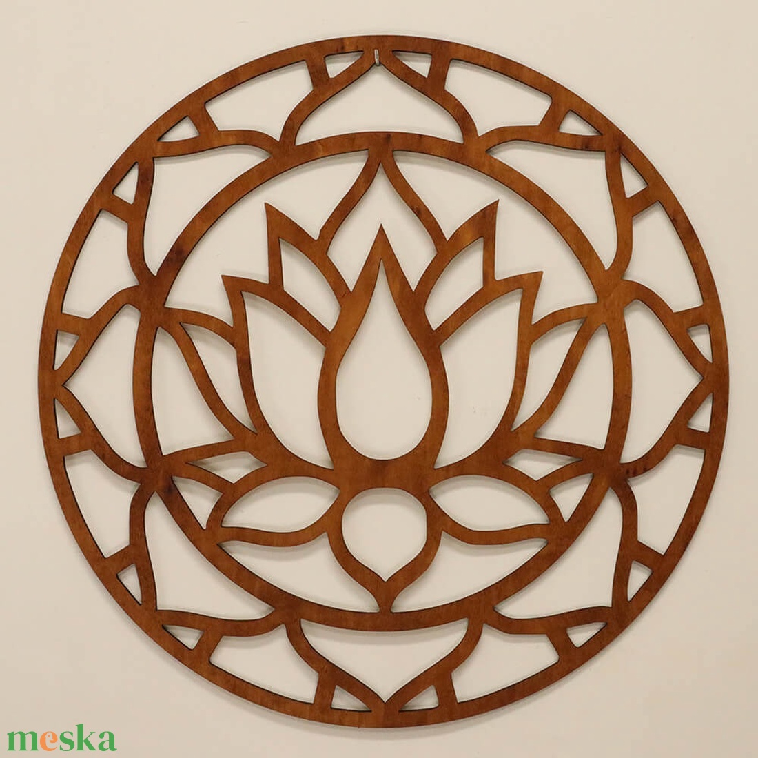Lótuszvirág falikép lakásdekoráció - otthon & életmód - dekoráció - spiritualitás - mandala - Meska.hu
