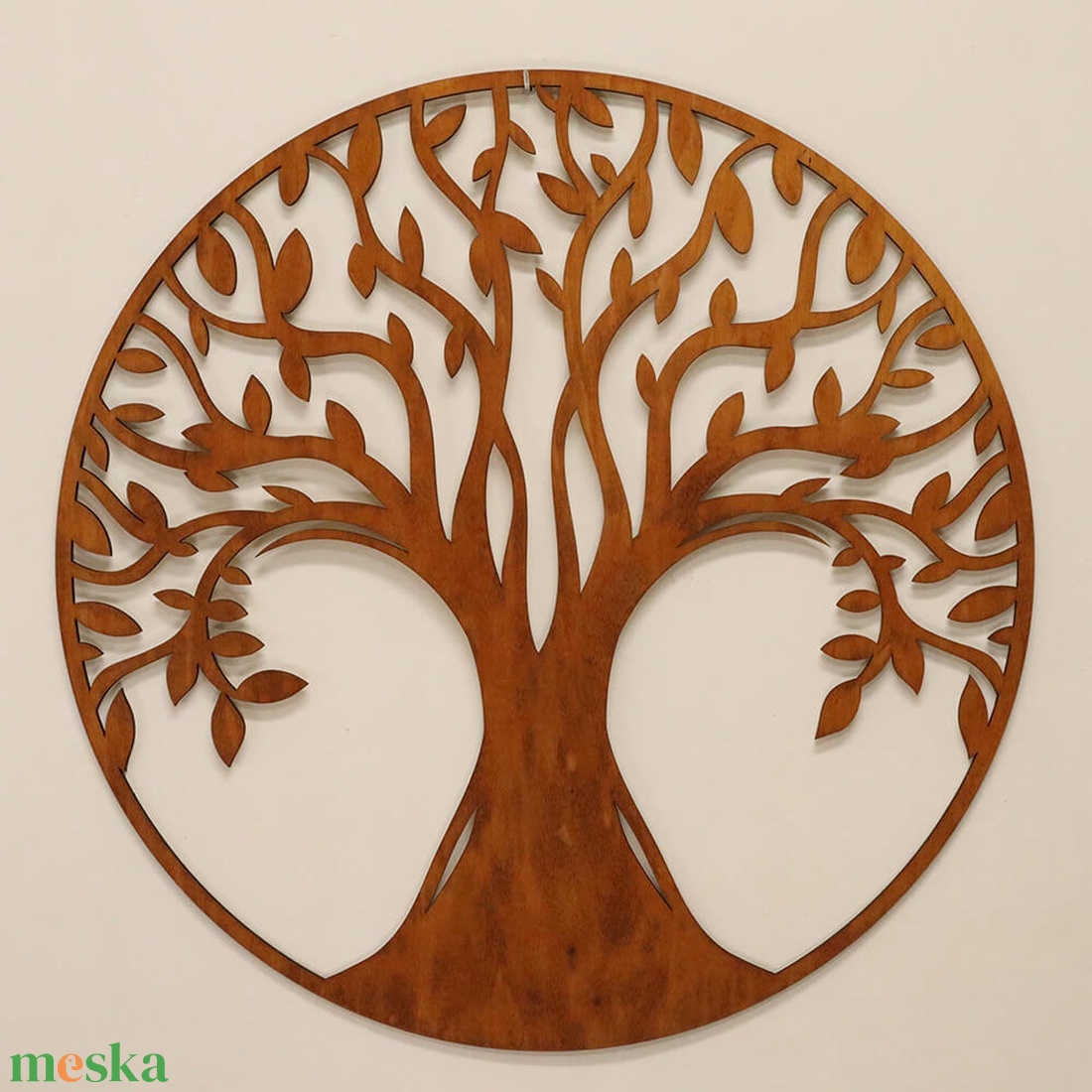 Életfa falikép - Csavaros lombú - otthon & életmód - dekoráció - kép & falikép - fából készült kép - Meska.hu