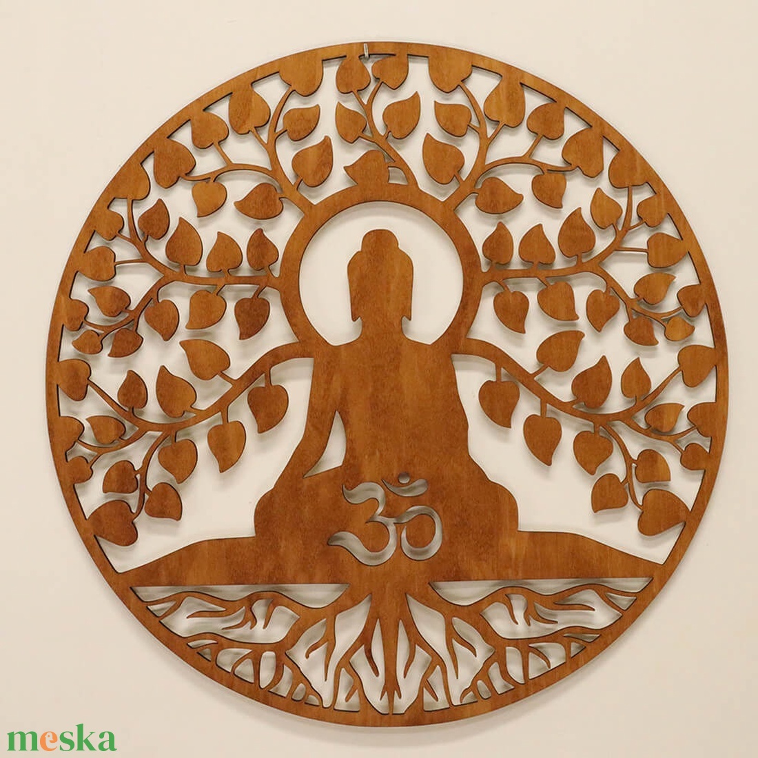 Életfa falikép - Buddha Aum - otthon & életmód - dekoráció - kép & falikép - fából készült kép - Meska.hu