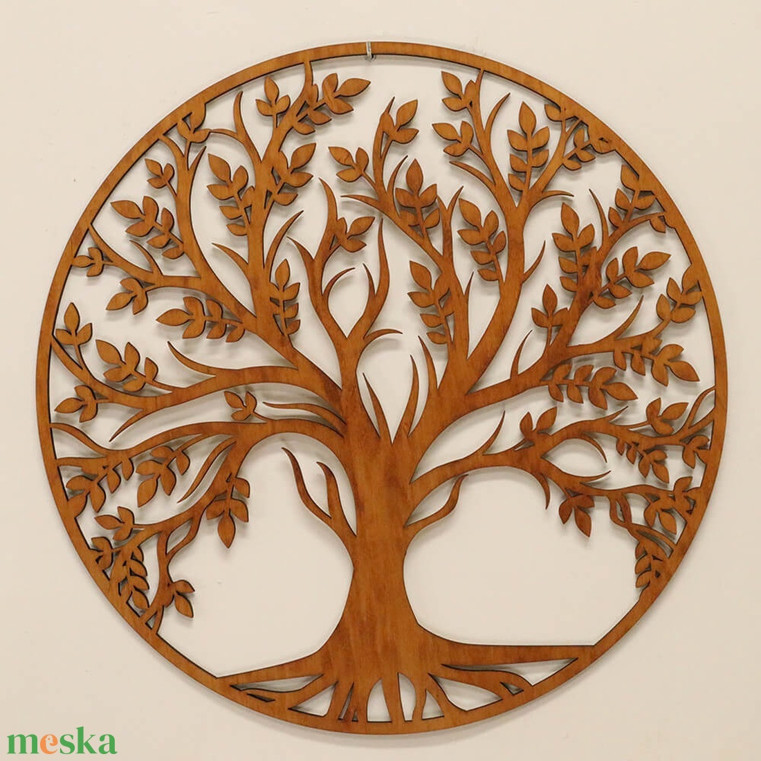 Életfa falikép - Babérlevelű - otthon & életmód - dekoráció - kép & falikép - fából készült kép - Meska.hu