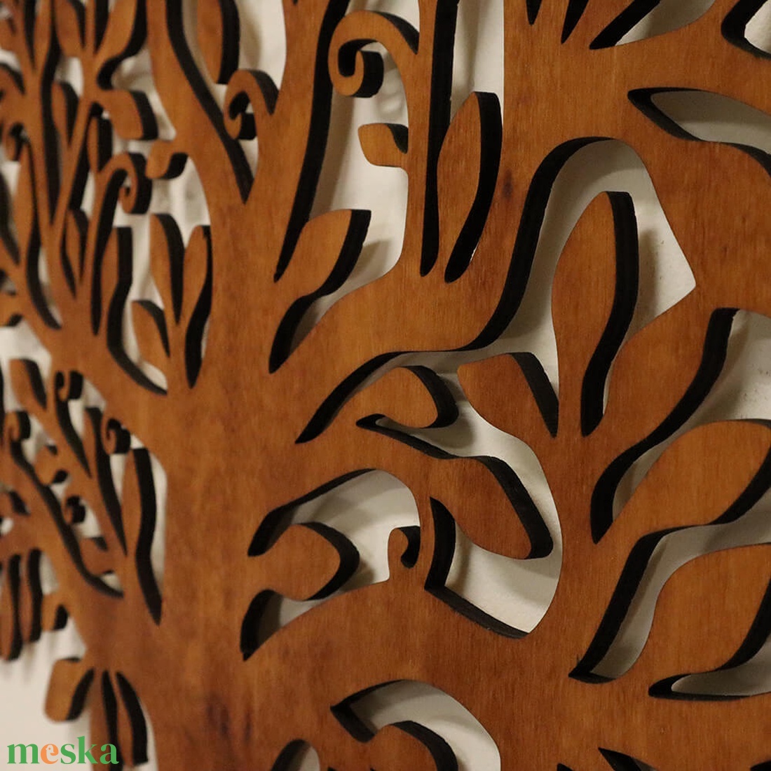 Életfa falikép - Sok madárral - otthon & életmód - dekoráció - kép & falikép - fából készült kép - Meska.hu