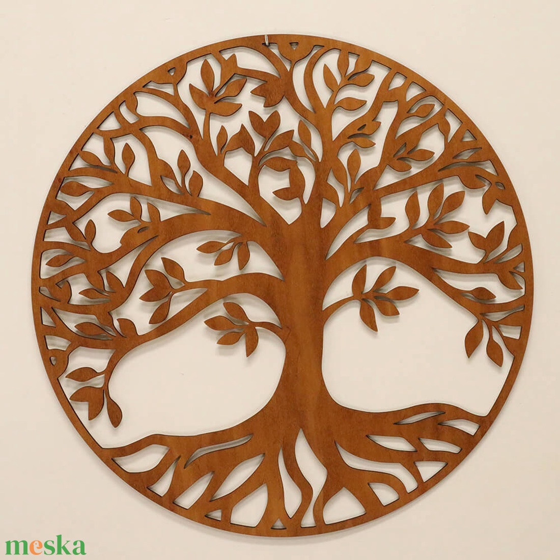 Életfa falikép - Két kis hajtással - otthon & életmód - dekoráció - kép & falikép - fából készült kép - Meska.hu