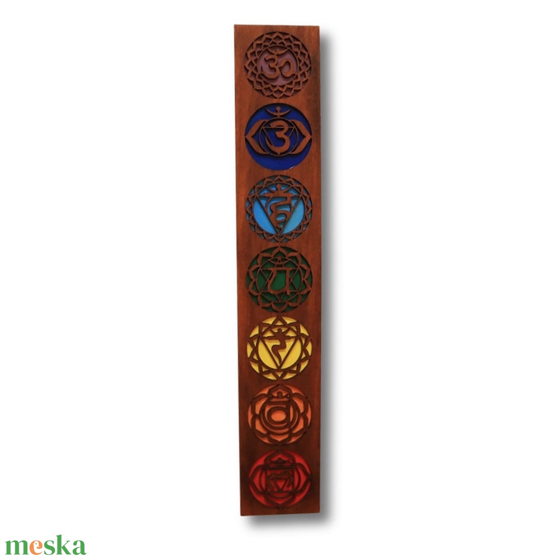 Csakra sor - kis fali dísz - otthon & életmód - dekoráció - fali és függő dekoráció - falra akasztható dekor - Meska.hu