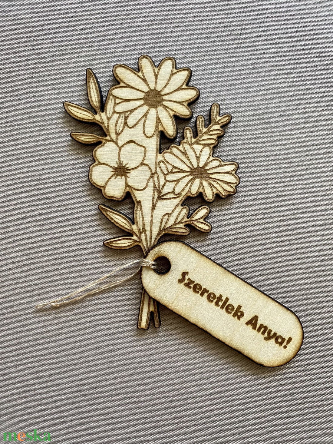 Anyák napi fa virág felirattal - otthon & életmód - papír, írószer - ajándékozás kellékei - ajándékkísérő - Meska.hu