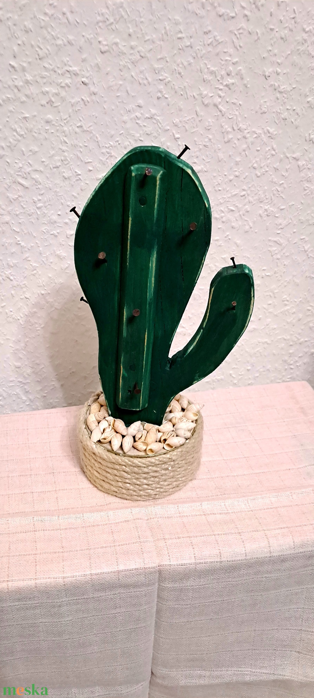 Kaktusz ékszer-kulcstartó - ékszer - ékszertartó - ékszertartó állvány - Meska.hu