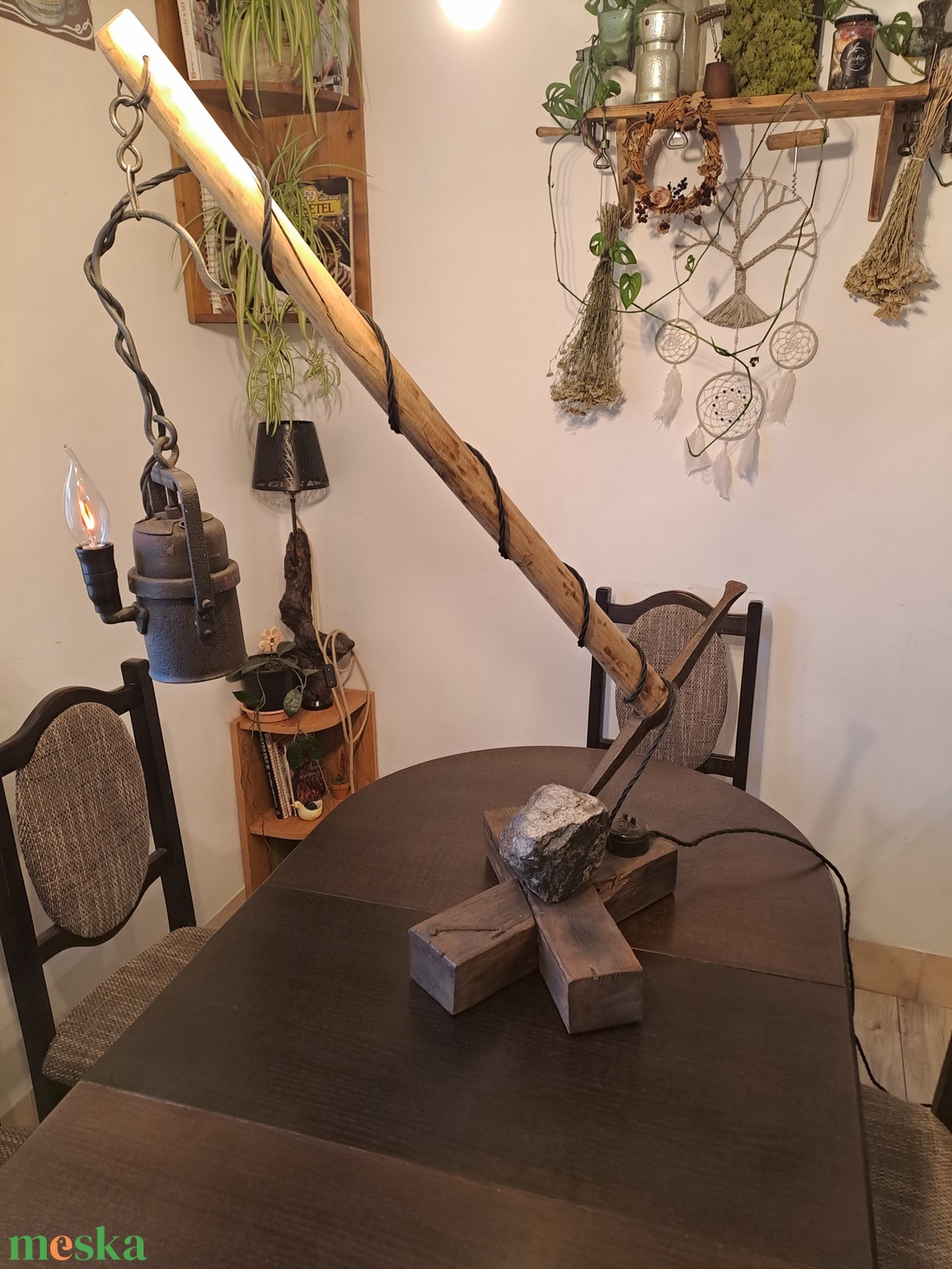 Loft, ipari stílusú lámpa - otthon & életmód - lámpa - asztali lámpa - Meska.hu