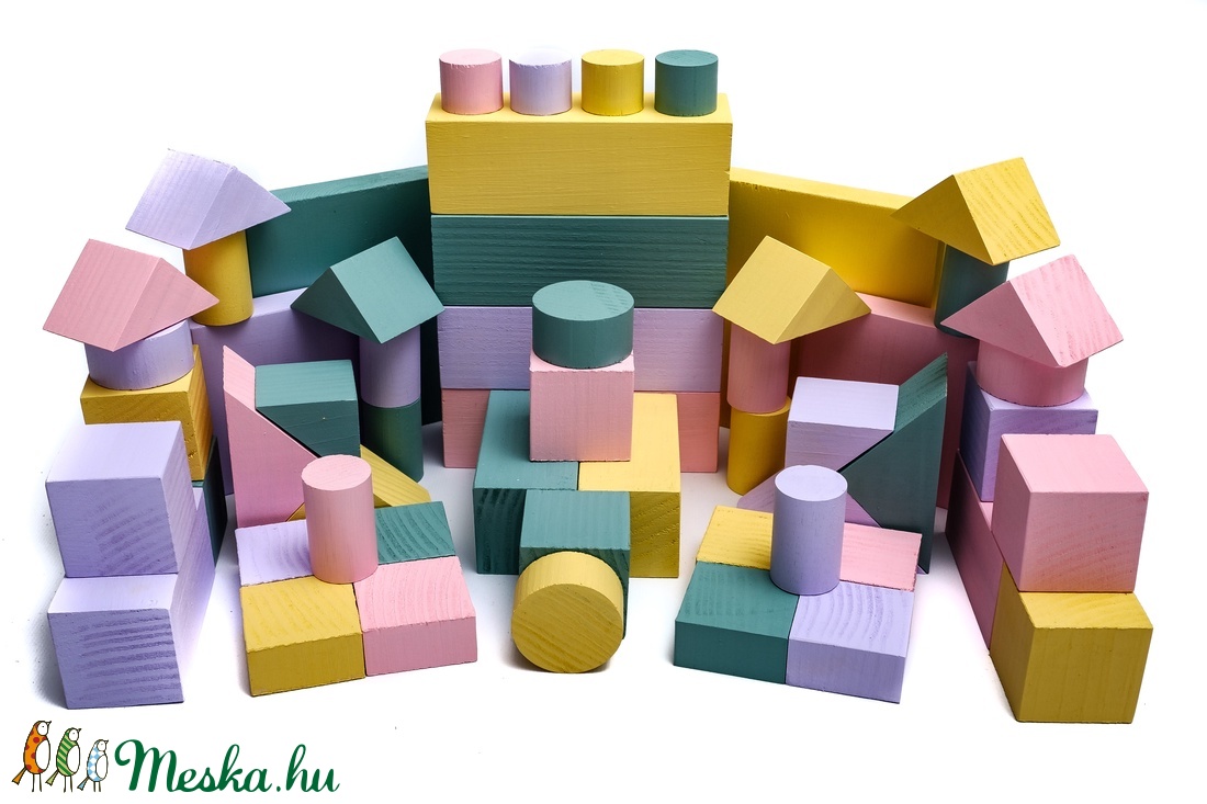 WoodYdreams BE CREATIV! BIG 2. (építőkocka készlet) lányoknak - játék & sport - építőjáték - Meska.hu