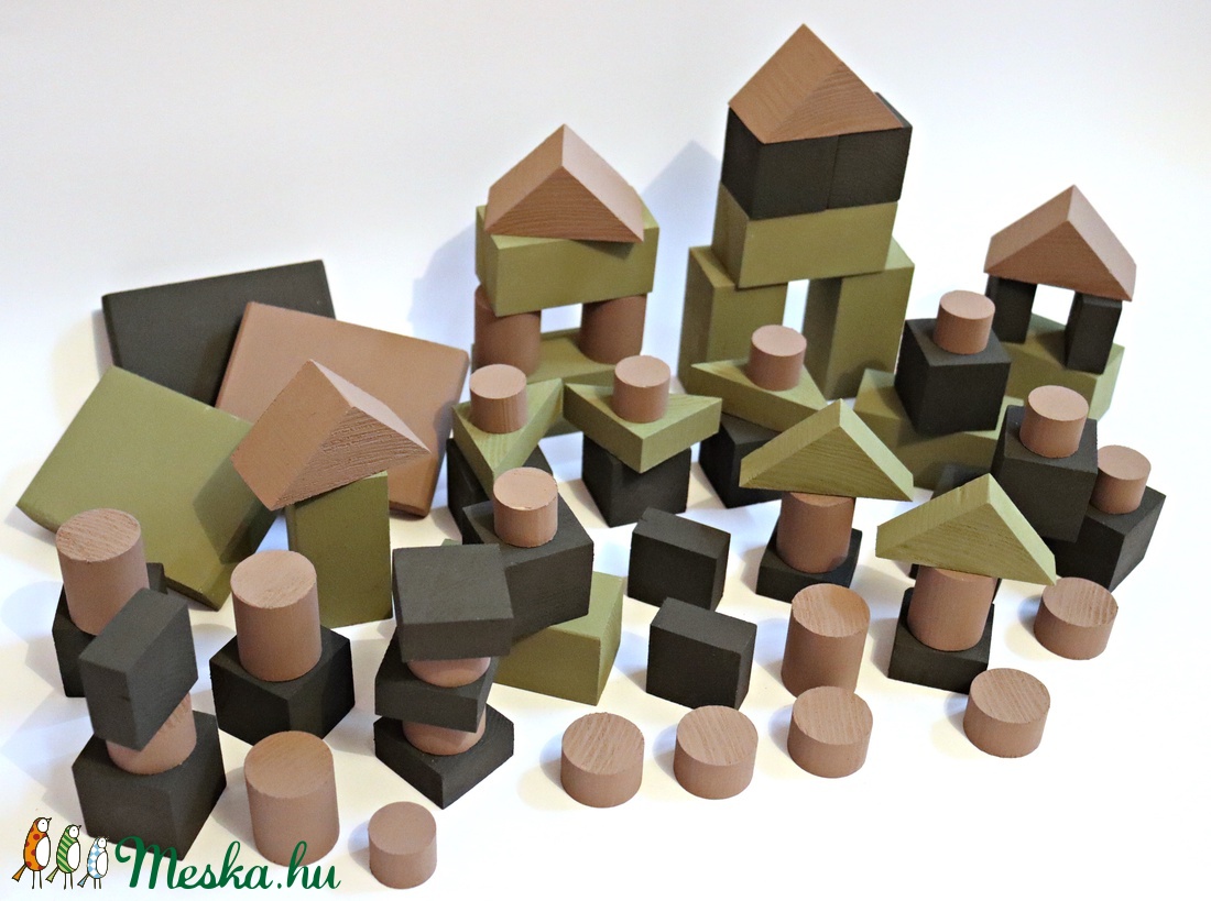 WoodYdreams BE CREATIV! SMALL MILITARY (építőkocka készlet) fiúknak - játék & sport - építőjáték - Meska.hu