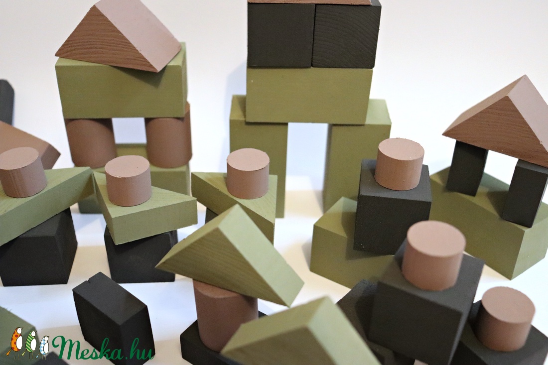 WoodYdreams BE CREATIV! SMALL MILITARY (építőkocka készlet) fiúknak - játék & sport - építőjáték - Meska.hu