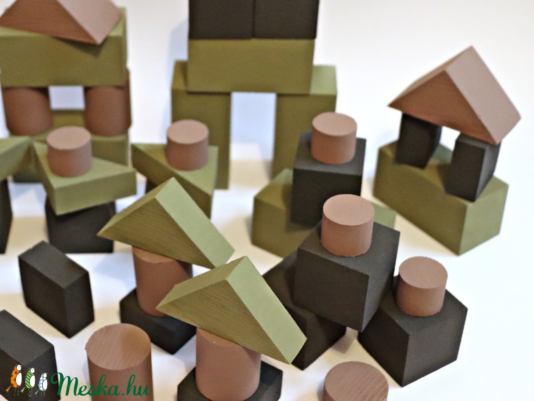 WoodYdreams BE CREATIV! SMALL MILITARY (építőkocka készlet) fiúknak - játék & sport - építőjáték - Meska.hu