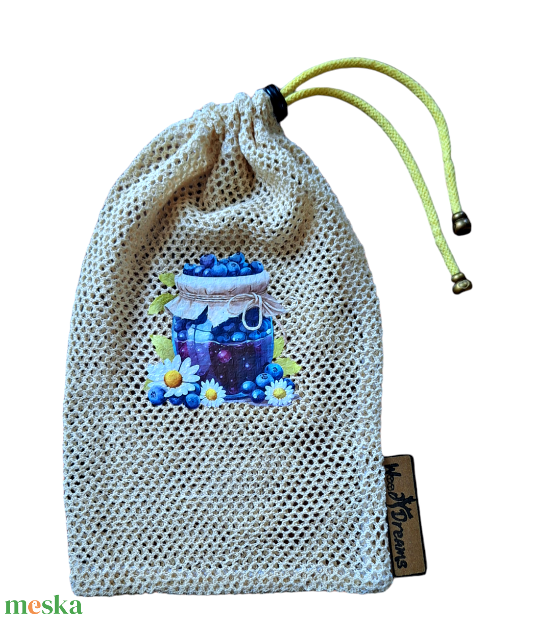 Woodydreams egyedi vidám bevásárló zsák / ökozacskó  - táska & tok - bevásárlás & shopper táska - zöldség/gyümölcs zsák - Meska.hu