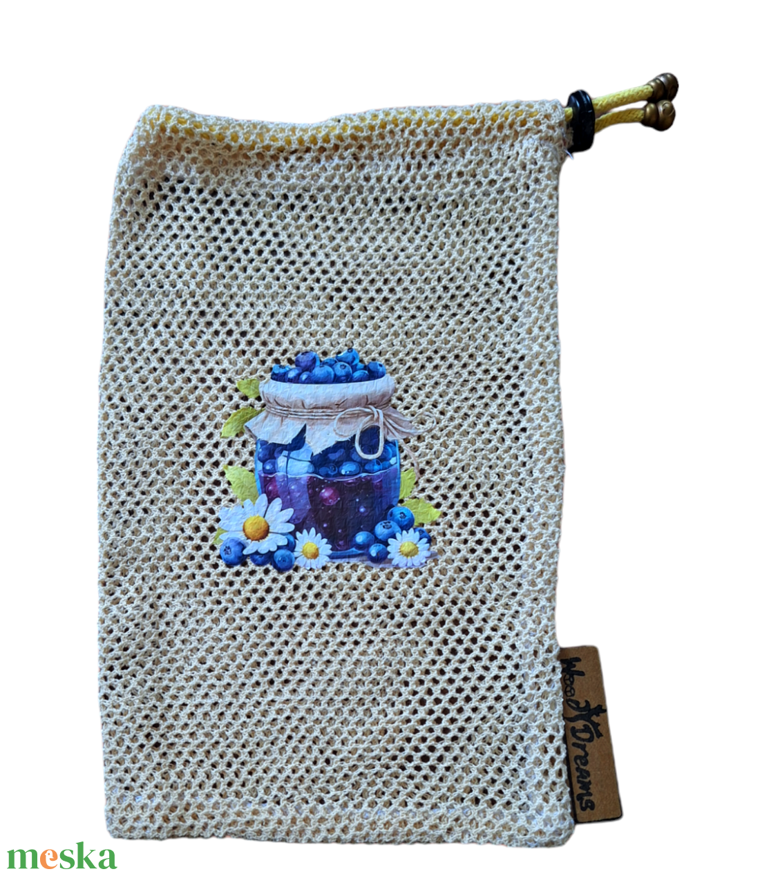 Woodydreams egyedi vidám bevásárló zsák / ökozacskó  - táska & tok - bevásárlás & shopper táska - zöldség/gyümölcs zsák - Meska.hu