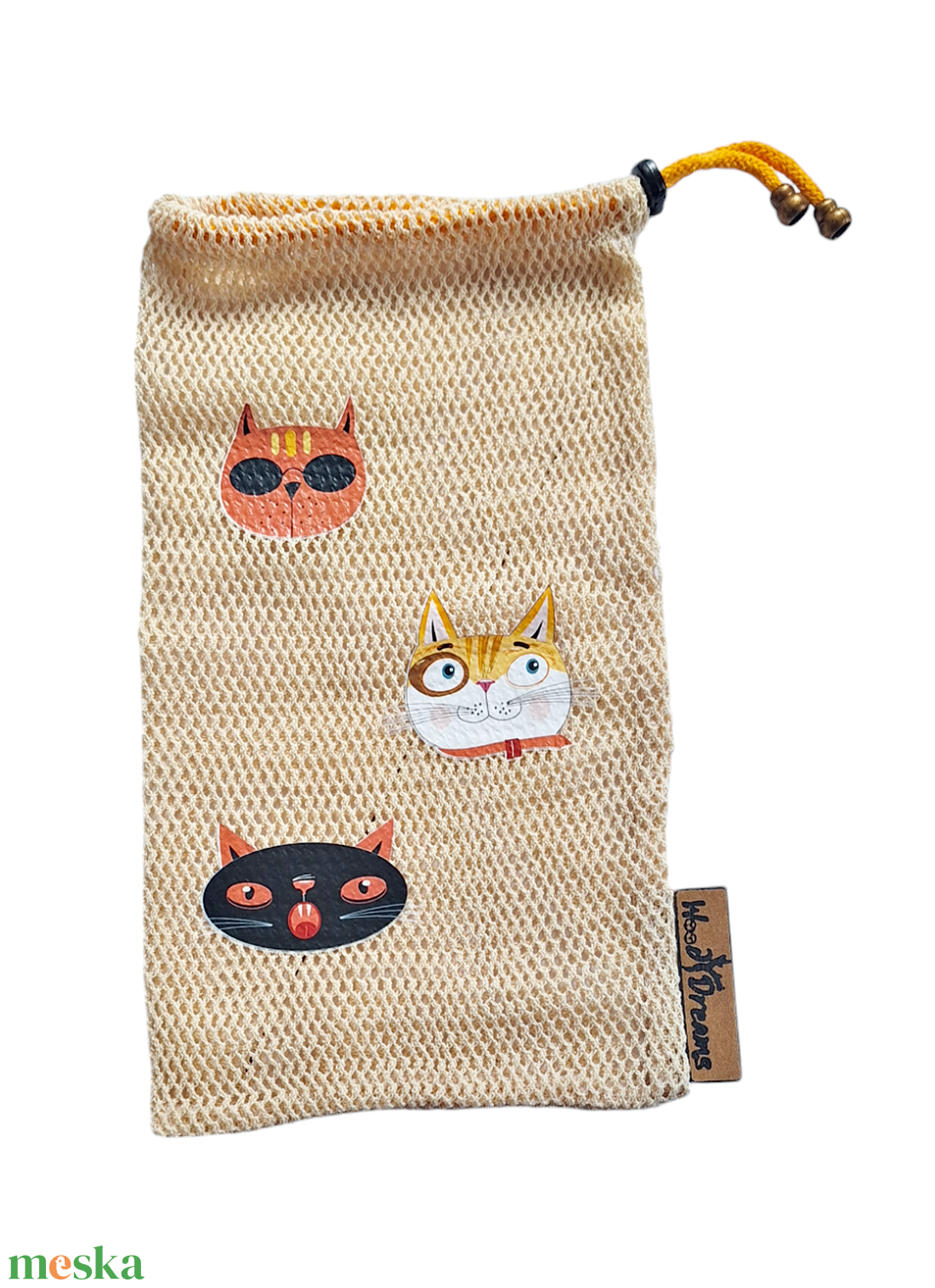 Woodydreams egyedi vidám bevásárló zsák / ökozacskó  - táska & tok - bevásárlás & shopper táska - zöldség/gyümölcs zsák - Meska.hu