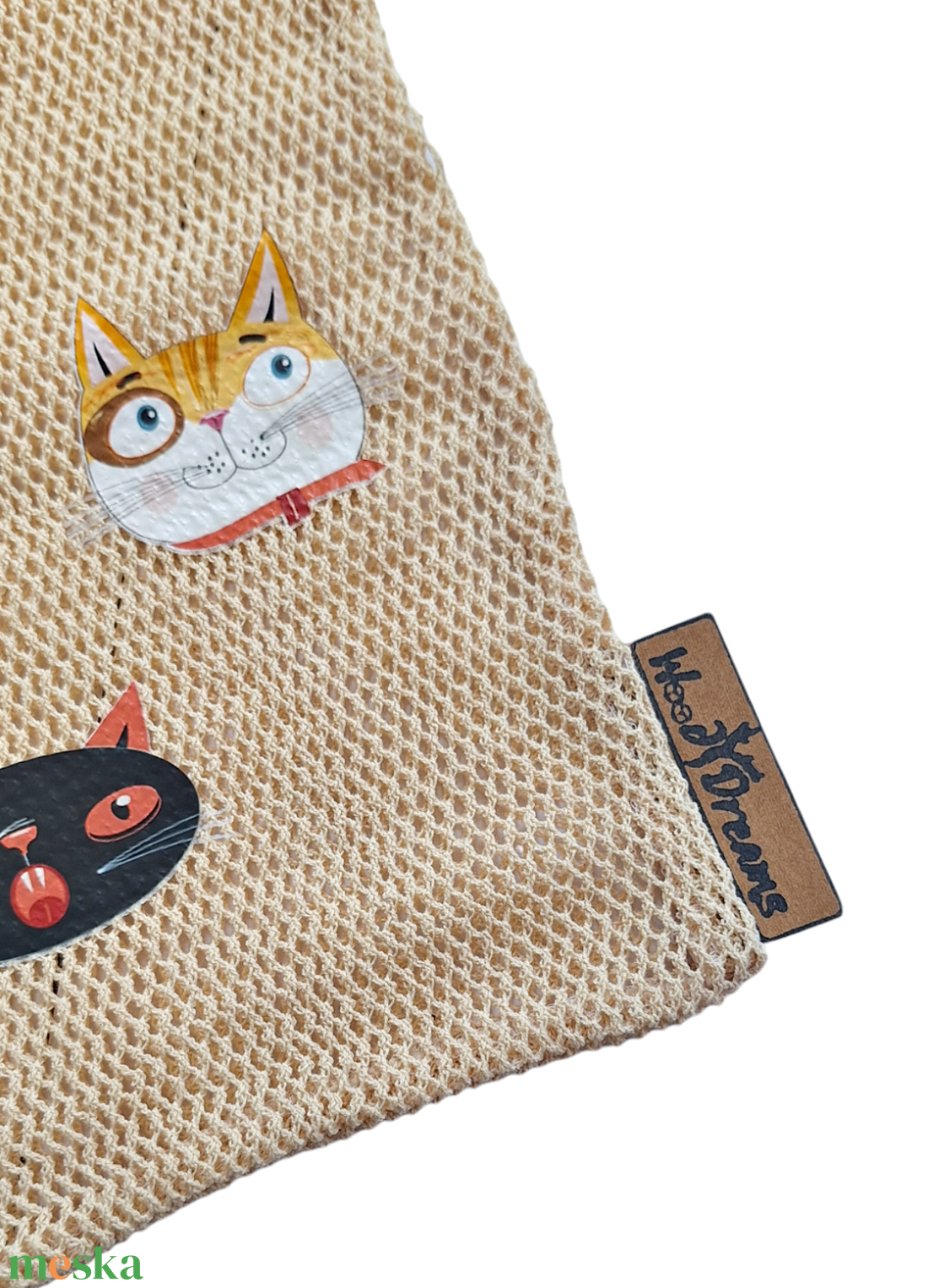 Woodydreams egyedi vidám bevásárló zsák / ökozacskó  - táska & tok - bevásárlás & shopper táska - zöldség/gyümölcs zsák - Meska.hu