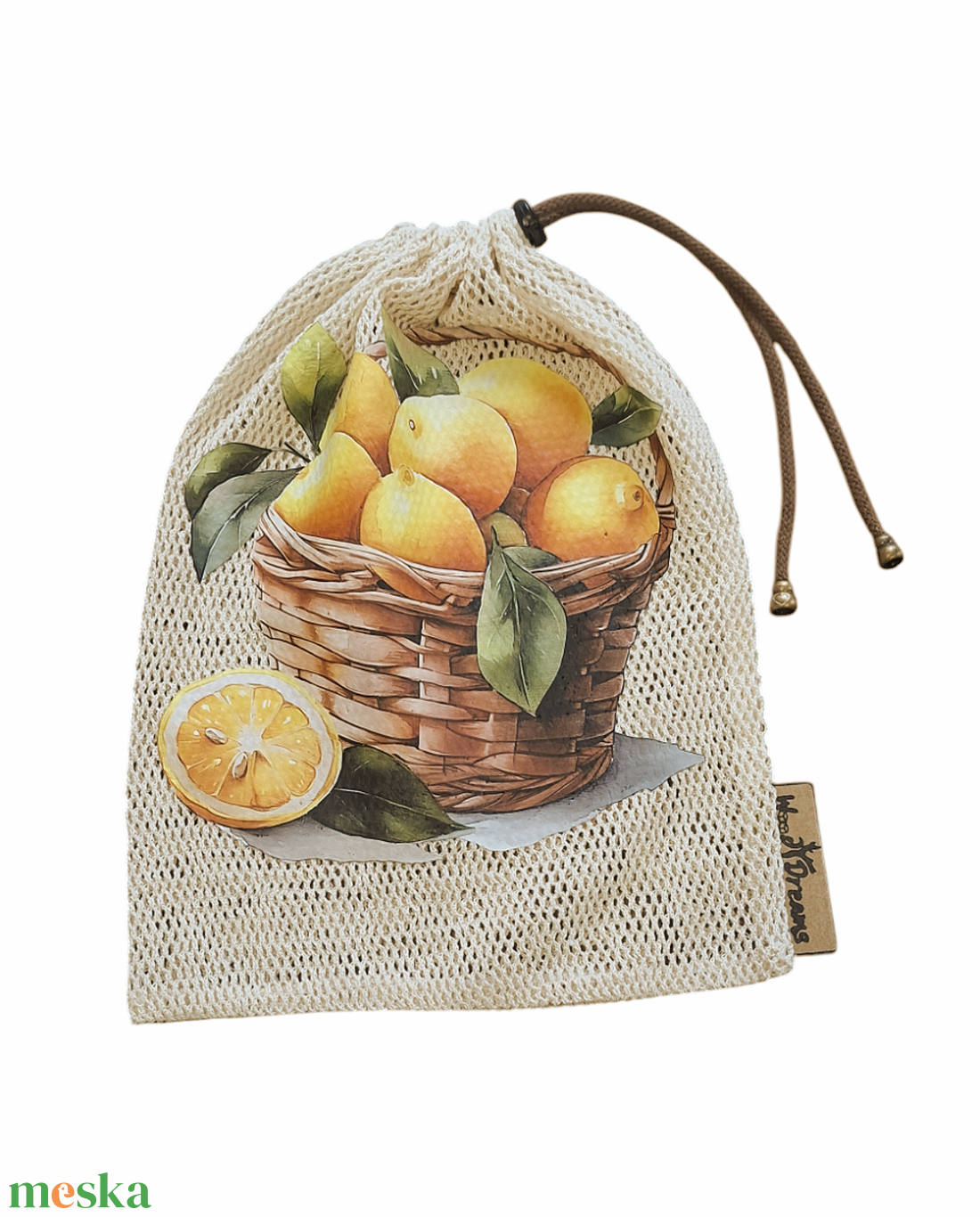 Woodydreams egyedi vidám bevásárló zsák / ökozacskó  - táska & tok - bevásárlás & shopper táska - zöldség/gyümölcs zsák - Meska.hu