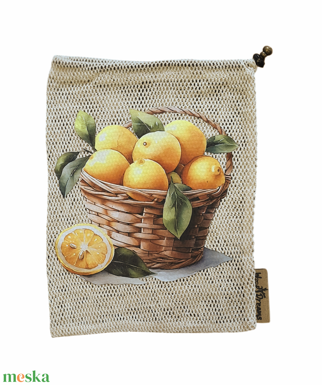 Woodydreams egyedi vidám bevásárló zsák / ökozacskó  - táska & tok - bevásárlás & shopper táska - zöldség/gyümölcs zsák - Meska.hu