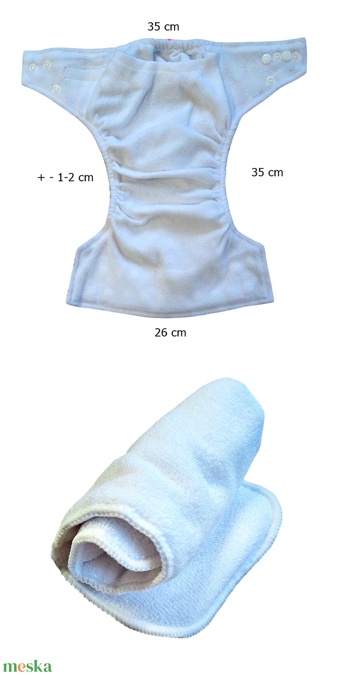 Mosható pelenka + betét - szépségápolás - pelenka & babaápolás - pelenka - Meska.hu