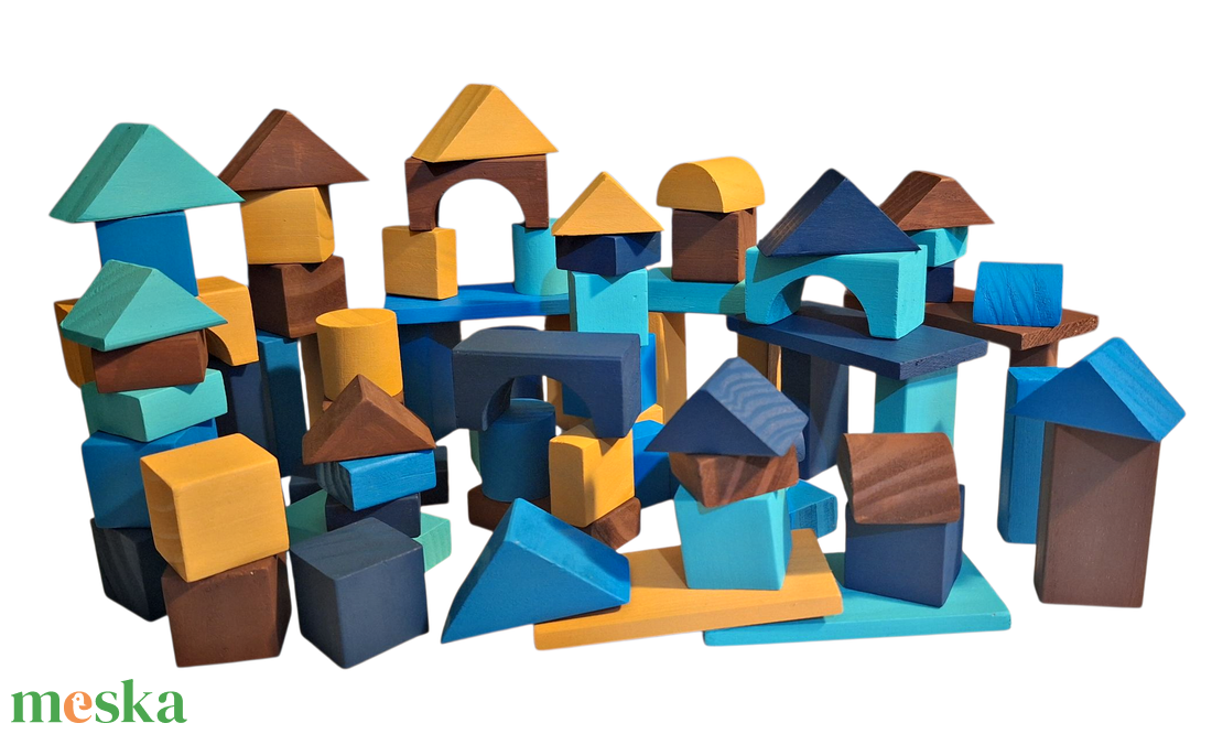 WoodYdreams BE CREATIV! SMALL (építőkocka készlet) fiúknak (70 db) - játék & sport - építőjáték - Meska.hu