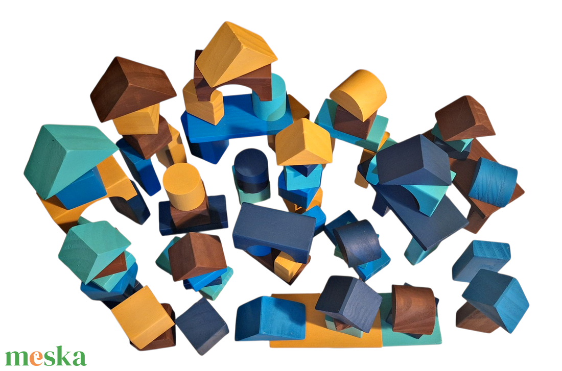 WoodYdreams BE CREATIV! SMALL (építőkocka készlet) fiúknak (70 db) - játék & sport - építőjáték - Meska.hu