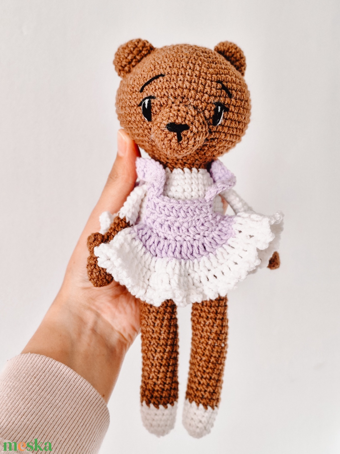 Horgolt Maci  - játék & sport - plüssállat & játékfigura - maci - Meska.hu