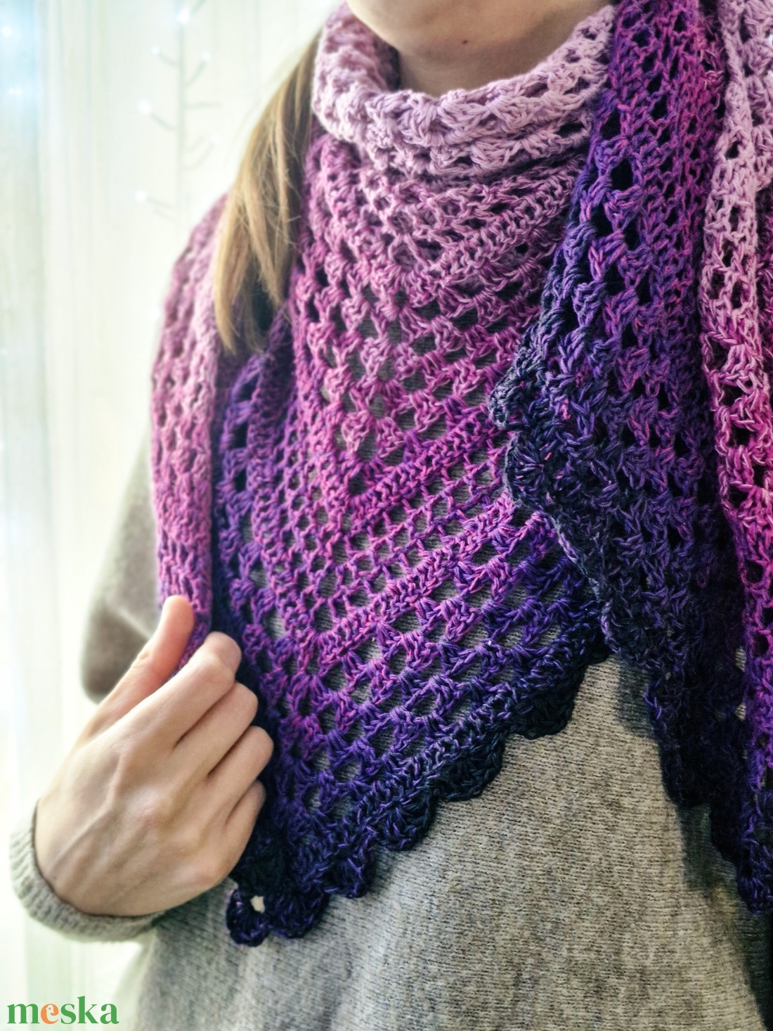 Kendő  - ruha & divat - sál, sapka, kendő - vállkendő - Meska.hu