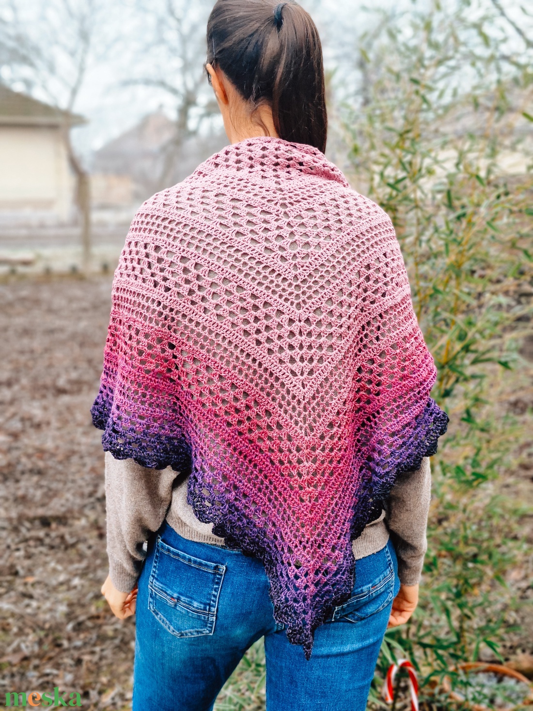 Kendő  - ruha & divat - sál, sapka, kendő - vállkendő - Meska.hu