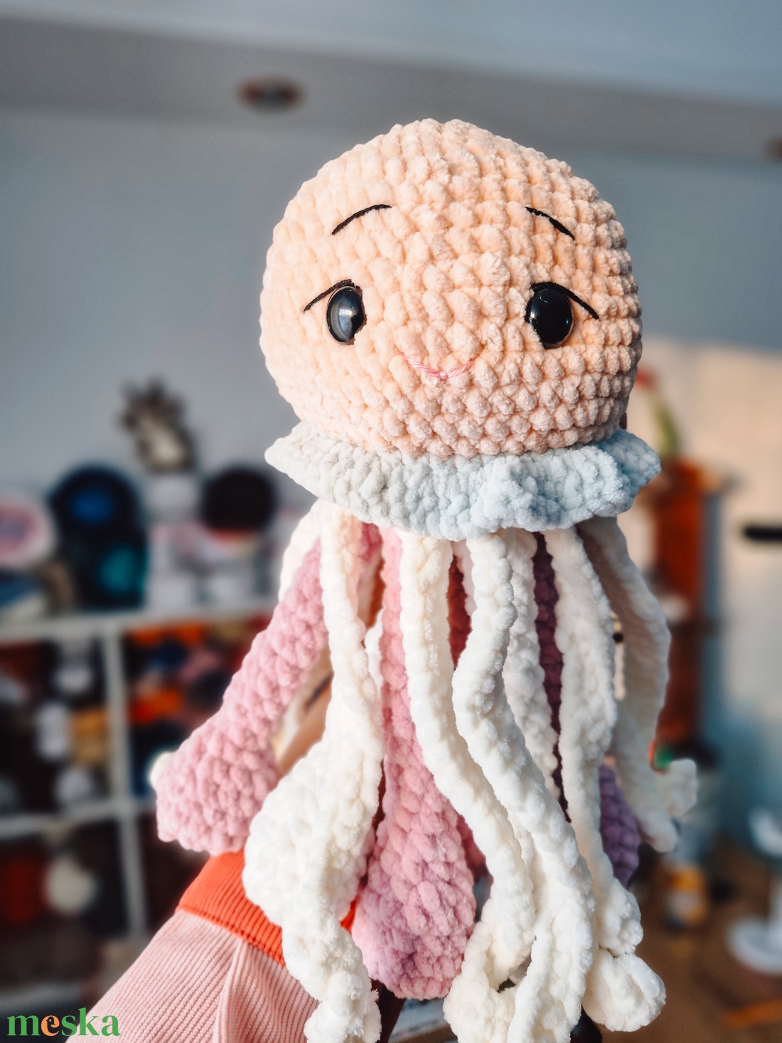 Medúza - játék & sport - plüssállat & játékfigura - polip, medúza - Meska.hu