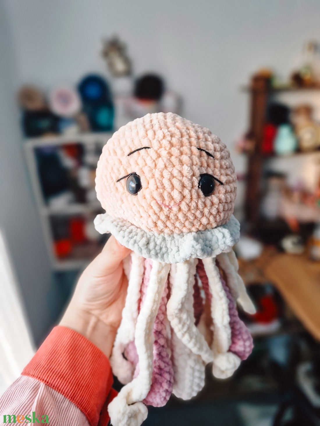 Medúza - játék & sport - plüssállat & játékfigura - polip, medúza - Meska.hu