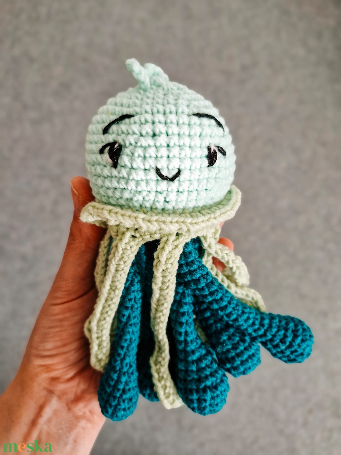 Medúza  - játék & sport - plüssállat & játékfigura - polip, medúza - Meska.hu