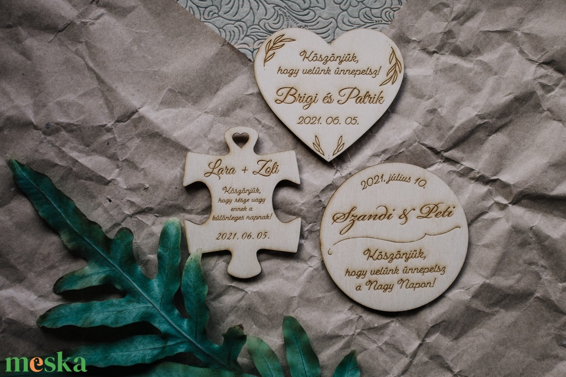 Esküvői Puzzle Köszönetajándék, hűtőmágnes - esküvő - emlék & ajándék - köszönőajándék - Meska.hu Esküvői Puzzle Köszönetajándék, hűtőmágnes - esküvő - emlék & ajándék - köszönőajándék - Meska.hu