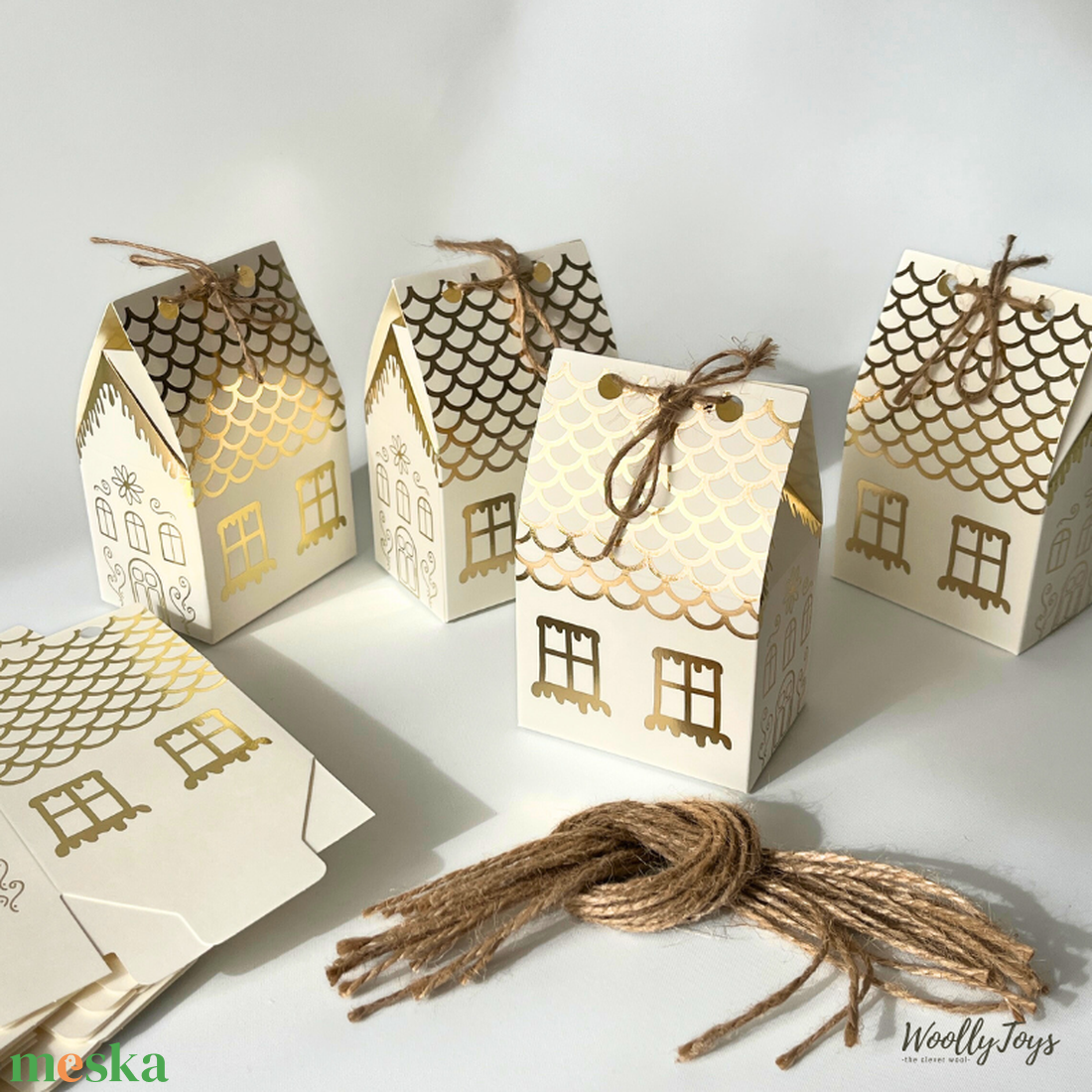 Adventi kalendárium naptár házikók 24 db ADVENTI KOLLEKCIÓ 2025 - karácsony - adventi díszek - adventi naptár - Meska.hu