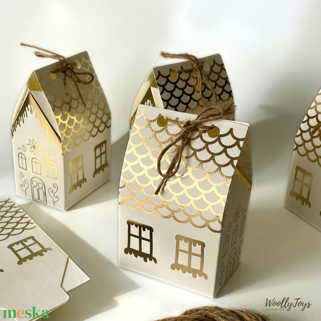 Adventi kalendárium naptár házikók 24 db ADVENTI KOLLEKCIÓ 2025 - karácsony - adventi díszek - adventi naptár - Meska.hu