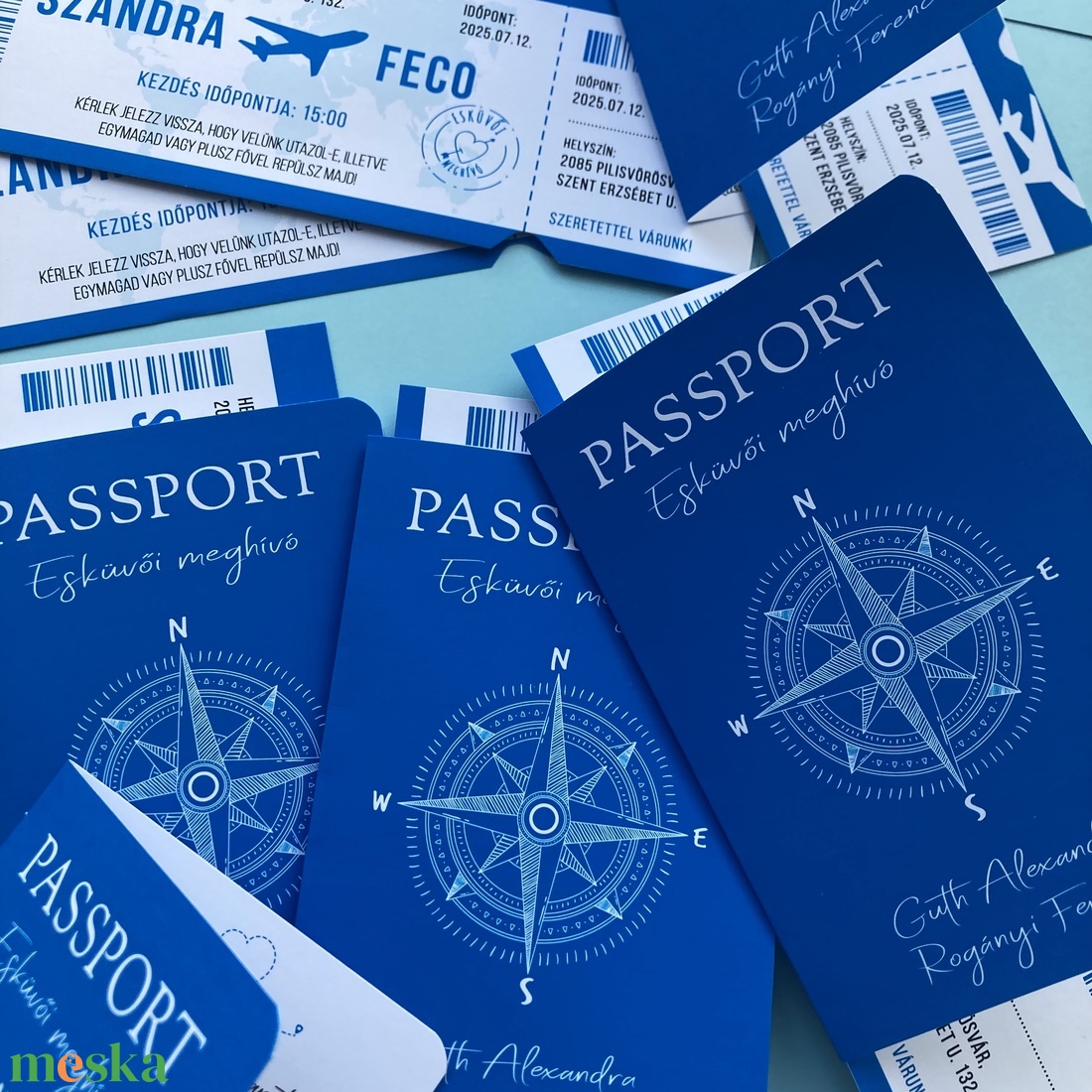 Passport stílusú beszállókártyás esküvői meghívó - esküvő - meghívó & kártya - meghívó - Meska.hu Passport stílusú beszállókártyás esküvői meghívó - esküvő - meghívó & kártya - meghívó - Meska.hu