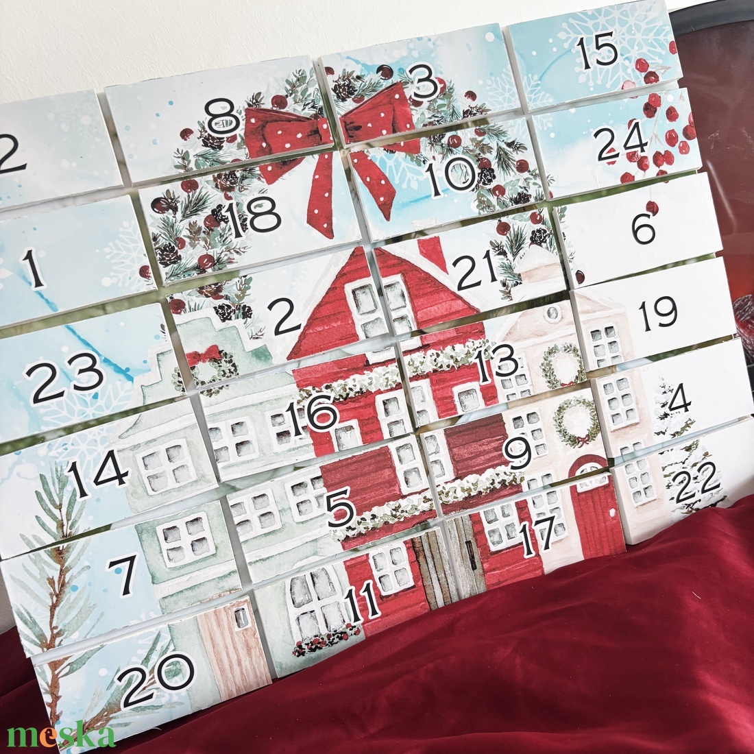 Leszedhető Adventi Kalendárium  közös élmények minden napra! - karácsony - adventi díszek - adventi naptár - Meska.hu Leszedhető Adventi Kalendárium  közös élmények minden napra! - karácsony - adventi díszek - adventi naptár - Meska.hu